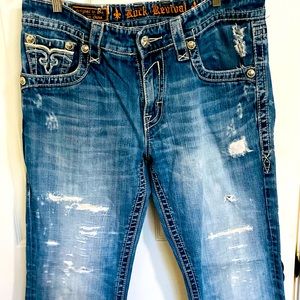 Mens Rock Revival Jeans